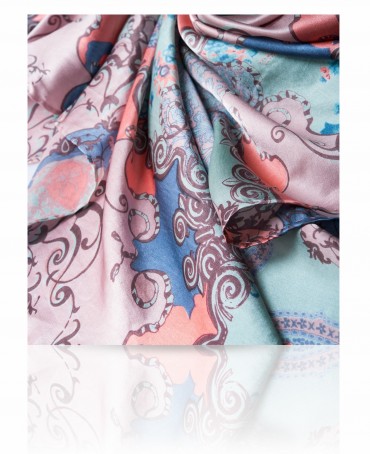 Платок Женский SS.KV-GEOMETRIC/NAVY